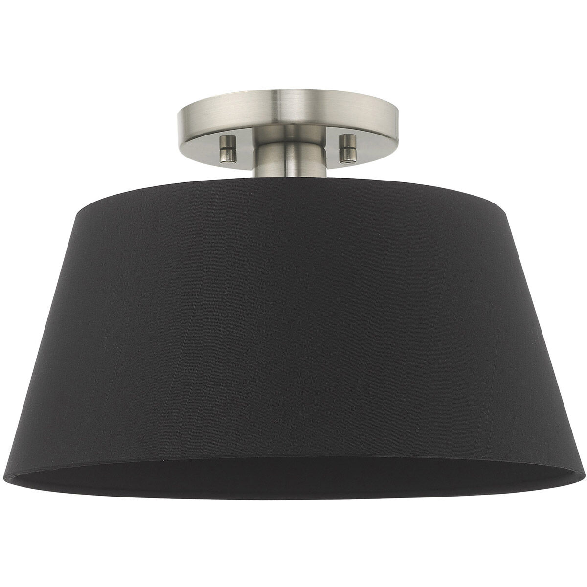 Belclaire 1 Light 13 inch Brushed Nickel Semi-Flush Mount Ceiling Light