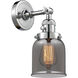 Franklin Restoration Small Bell LED 5 inch Polished Chrome Sconce Wall Light, Franklin Restoration
