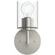 Replay 1 Light 6 inch Brushed Nickel Bath & Vanity Light Wall Light