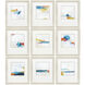 Abstract Blue Framed Art