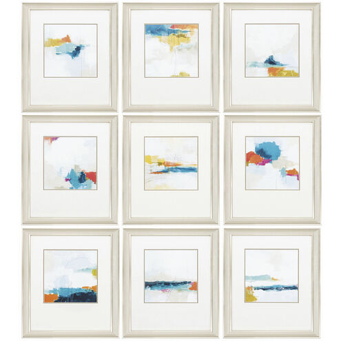 Abstract Blue Framed Art