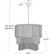 Nimes 11 Light 28 inch Natural Chandelier Ceiling Light, Drum Pendant