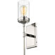 Calliope 1 Light 5 inch Polished Nickel Wall Sconce Wall Light