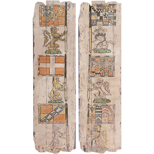 England Art Multicolor Wooden Wall Plaques