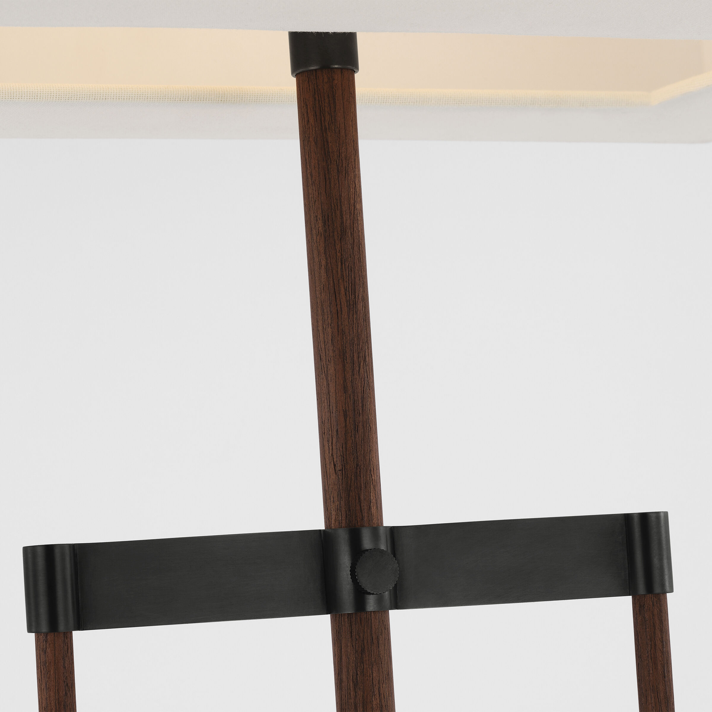 Ray Booth Alda 23.25 inch 15.00 watt Bronze and Dark Walnut Adjustable Table Lamp Portable Light