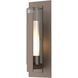 Vertical Bar 1 Light 23.5 inch Coastal Bronze Outdoor Sconce, Large