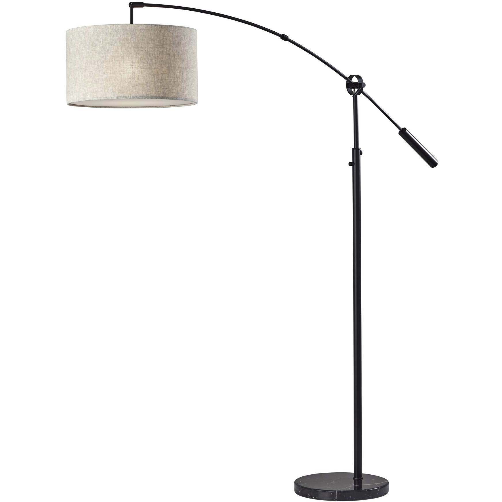 Adler 67 inch 150.00 watt Black Arc Lamp Portable Light