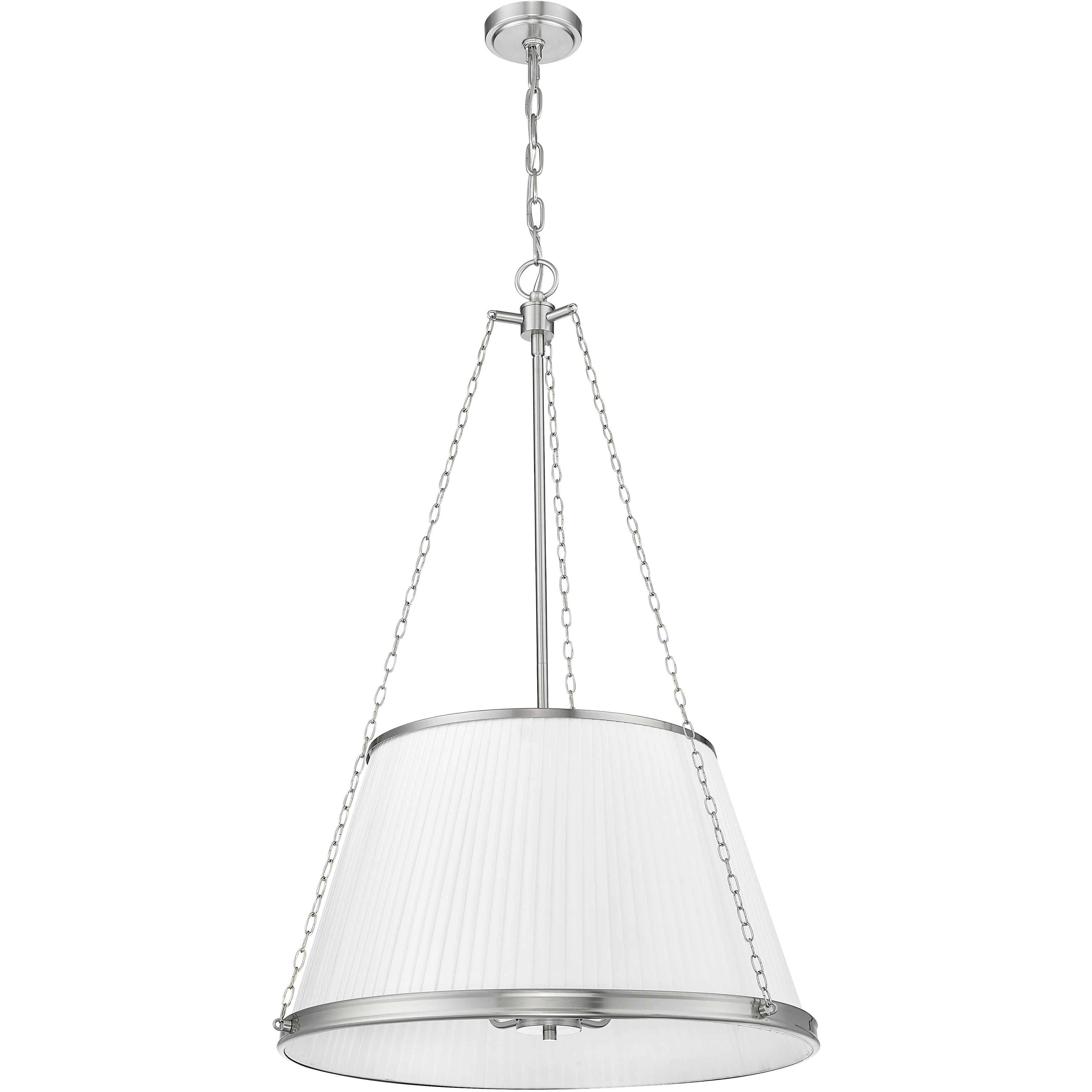 Madeline 6 Light 24 inch Brushed Nickel Pendant Ceiling Light