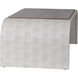 Dann Foley 48 X 18 inch Gray and Driftwood Gray Cocktail Table