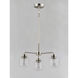 Acadia 3 Light 20 inch Satin Nickel Single-Tier Chandelier Ceiling Light