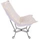 Syros Natural Outdoor Puff Scroll Chair