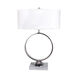 Streamline 30 inch 100.00 watt Chrome and Cadet Gray Table Lamp Portable Light, Correlation