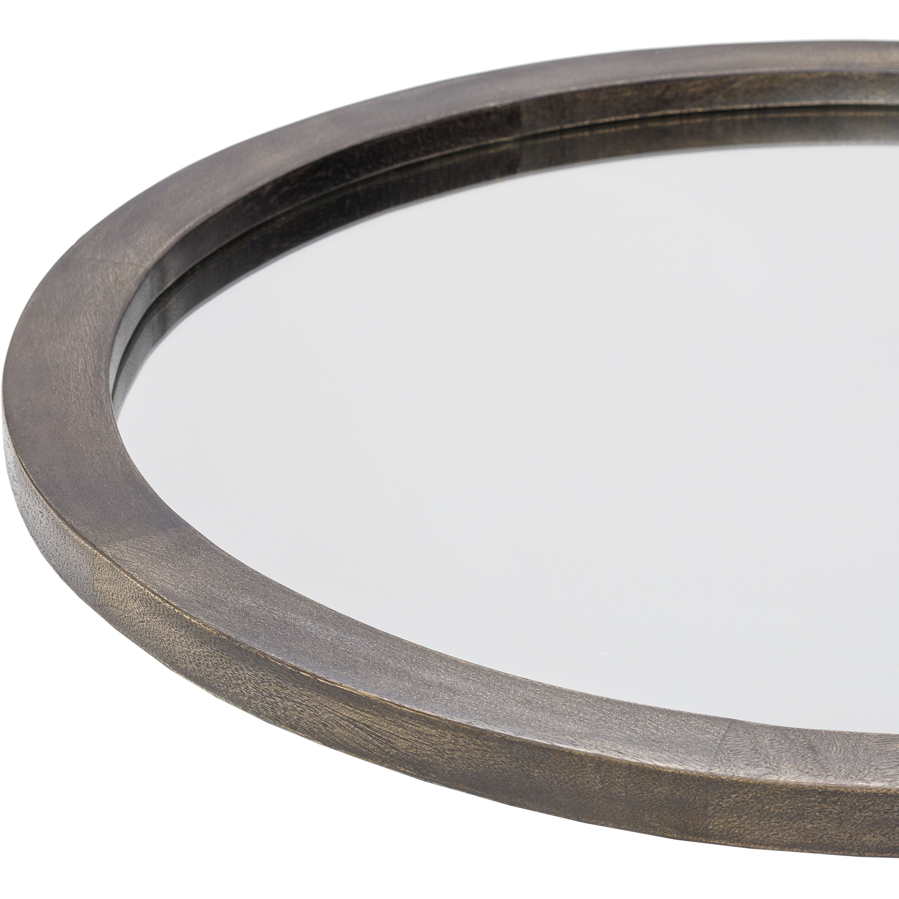 Atticus 18 X 18 inch Brown Mirror, Round