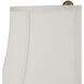 Attar 26 inch 150 watt White Table Lamp Portable Light