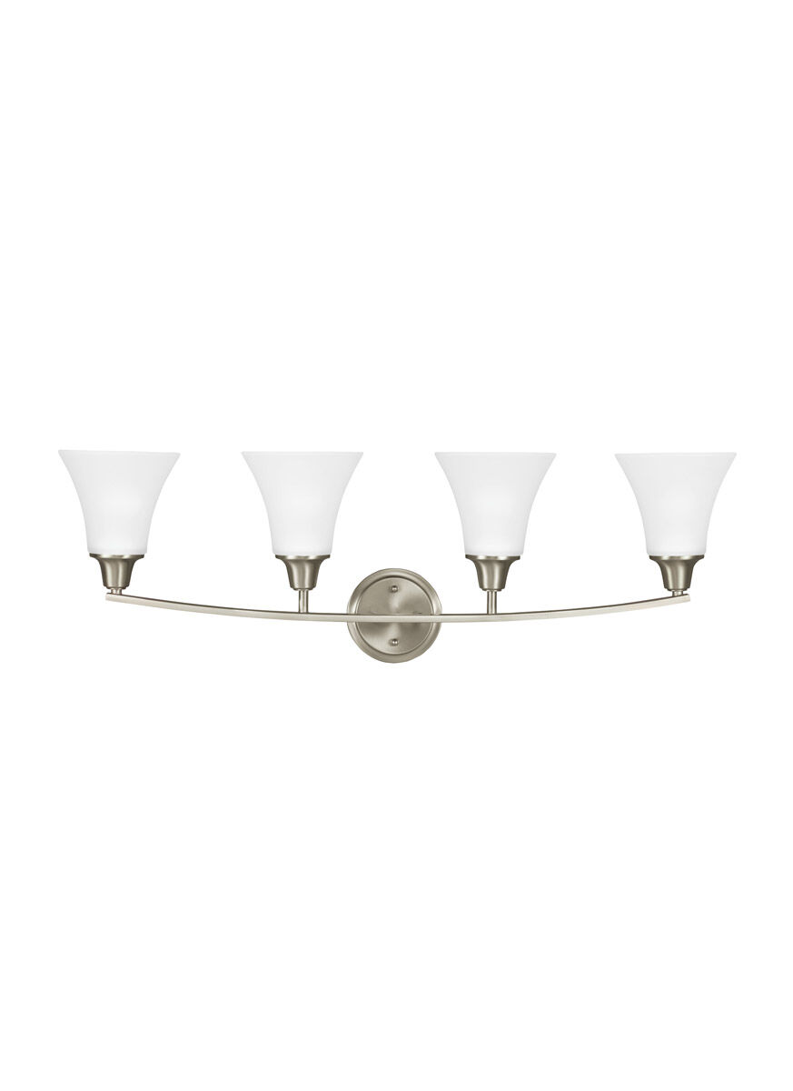 Metcalf 4 Light 34.50 inch Bathroom Vanity Light