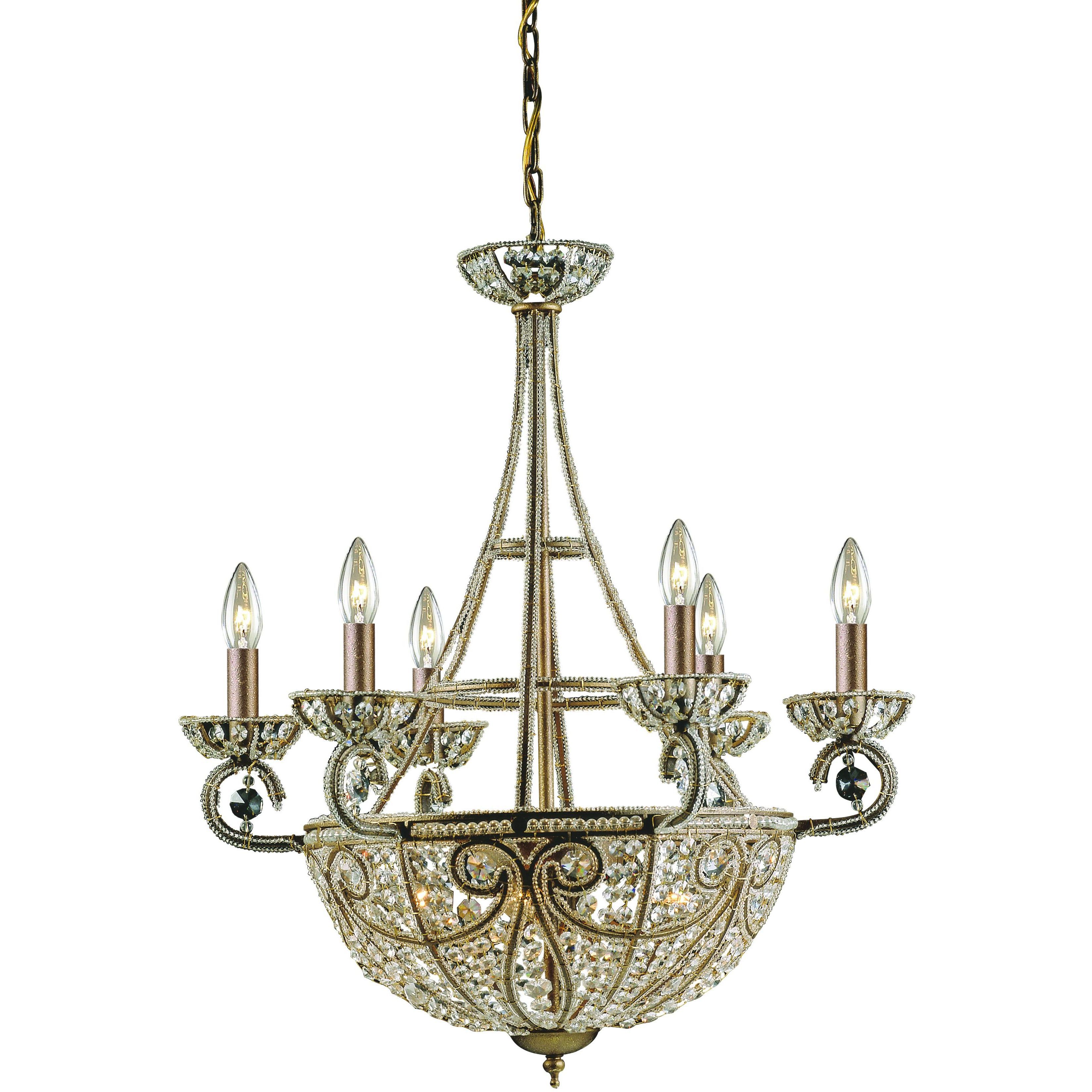Elizabethan 10 Light 26 inch Dark Bronze Chandelier Ceiling Light