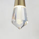 Pierce LED 2.25 inch Gold Single Pendant Ceiling Light