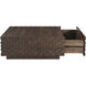 Easton 42 X 42 inch Brown Storage Coffee Table
