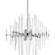 Sienna 8 Light 27 inch Chrome Pendant Ceiling Light
