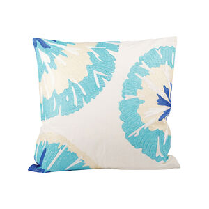 Pacifica 20 X 6 inch Ivory/Cool Waters Decorative Pillow