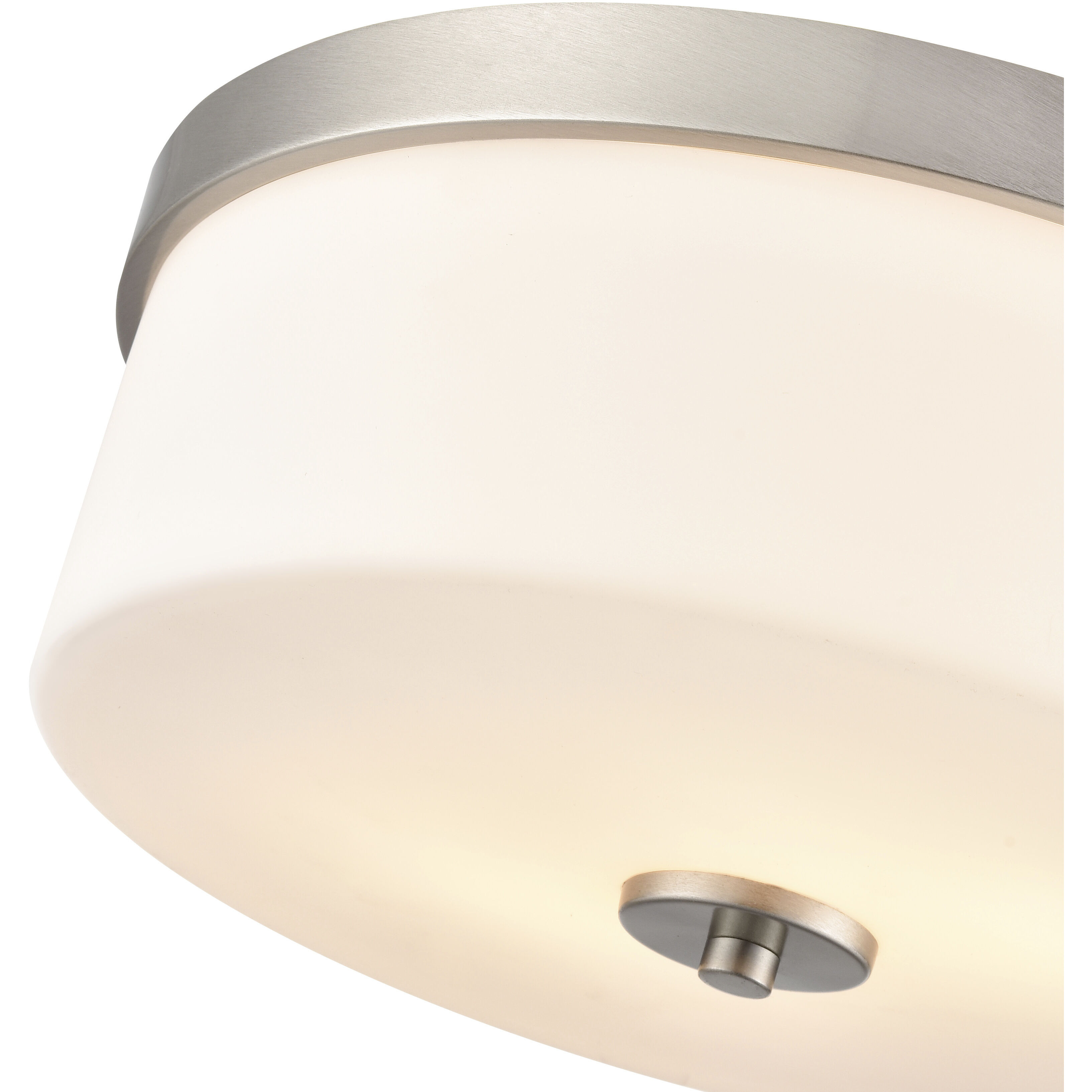 Laphia 2 Light 13.25 inch Brushed Nickel Flush Mount Ceiling Light