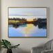 Cameron Blue and Green and Yellow and Multicolor and Gold Frame Wall Art