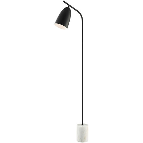 Kierra 62 inch 60.00 watt Black Floor Lamp Portable Light