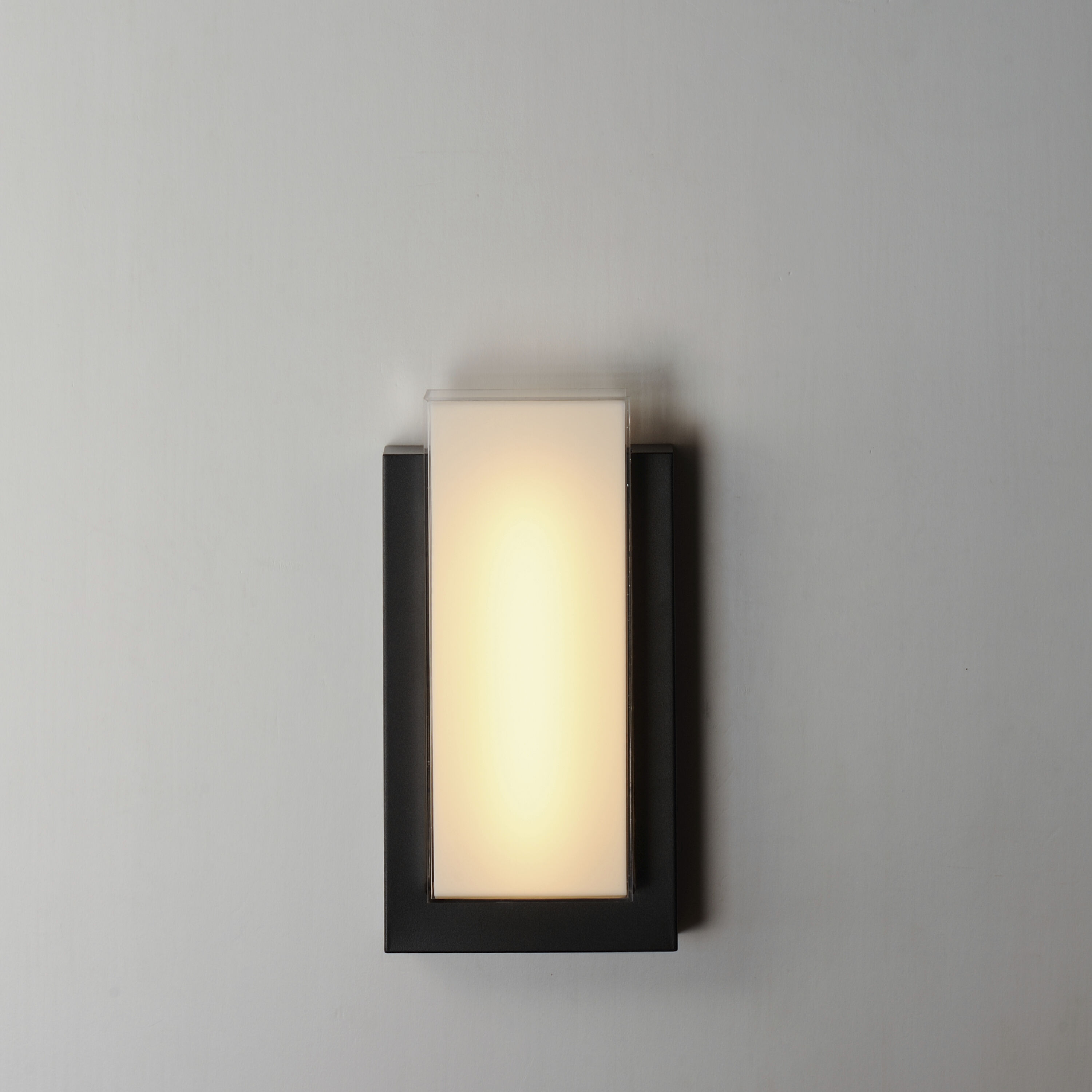 Tower LED 15 inch Black Outdoor Wall Sconce