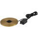 Promenade 10.25 inch 2 watt Polished Antique Brass and White Cordless Table Lamp Portable Light