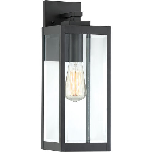 Westover 1 Light 17 inch Earth Black Outdoor Wall Lantern