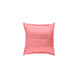 Solid Pleated 18 X 18 inch Pale Pink Pillow Kit