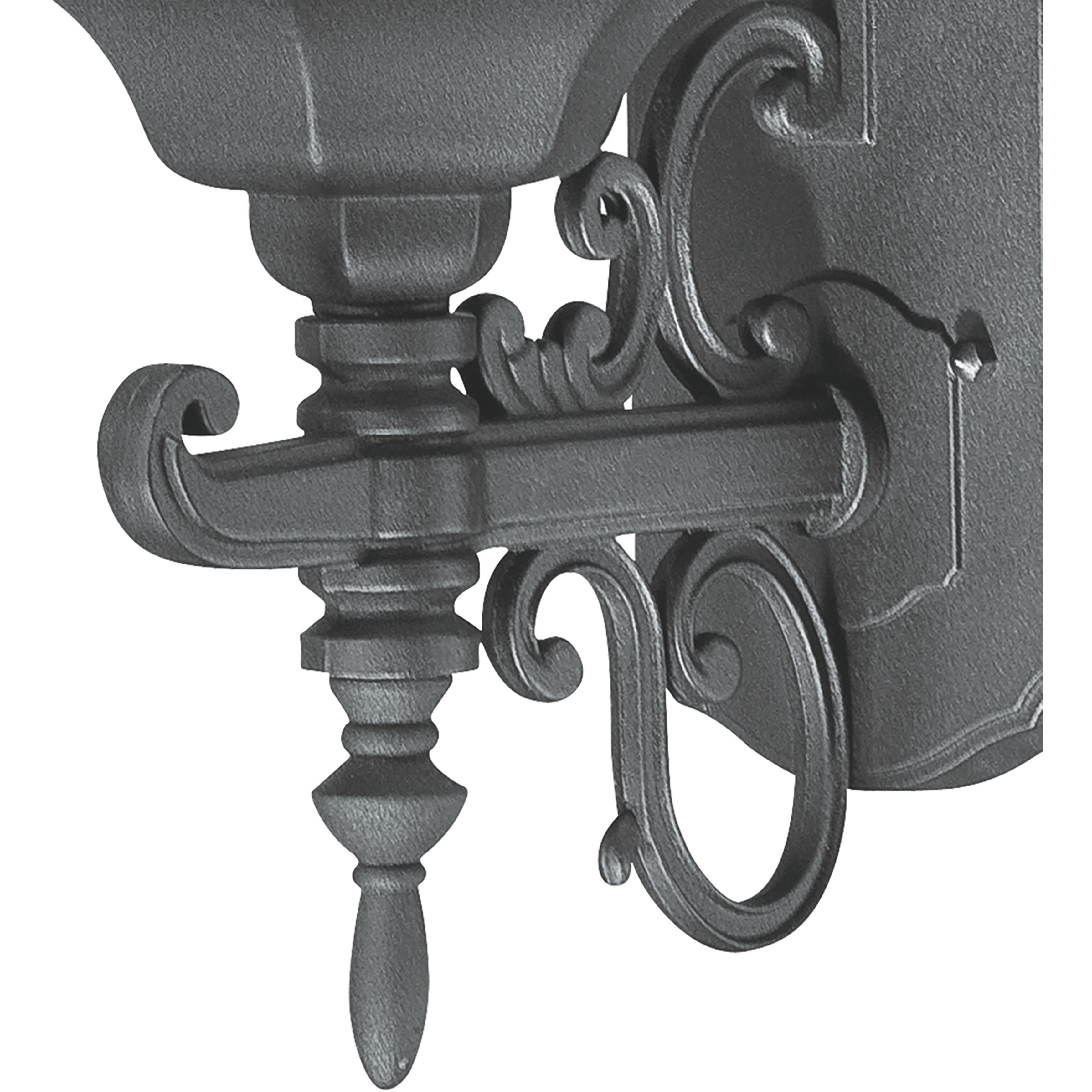 Covington 1 Light 21.5 inch Black Outdoor Sconce