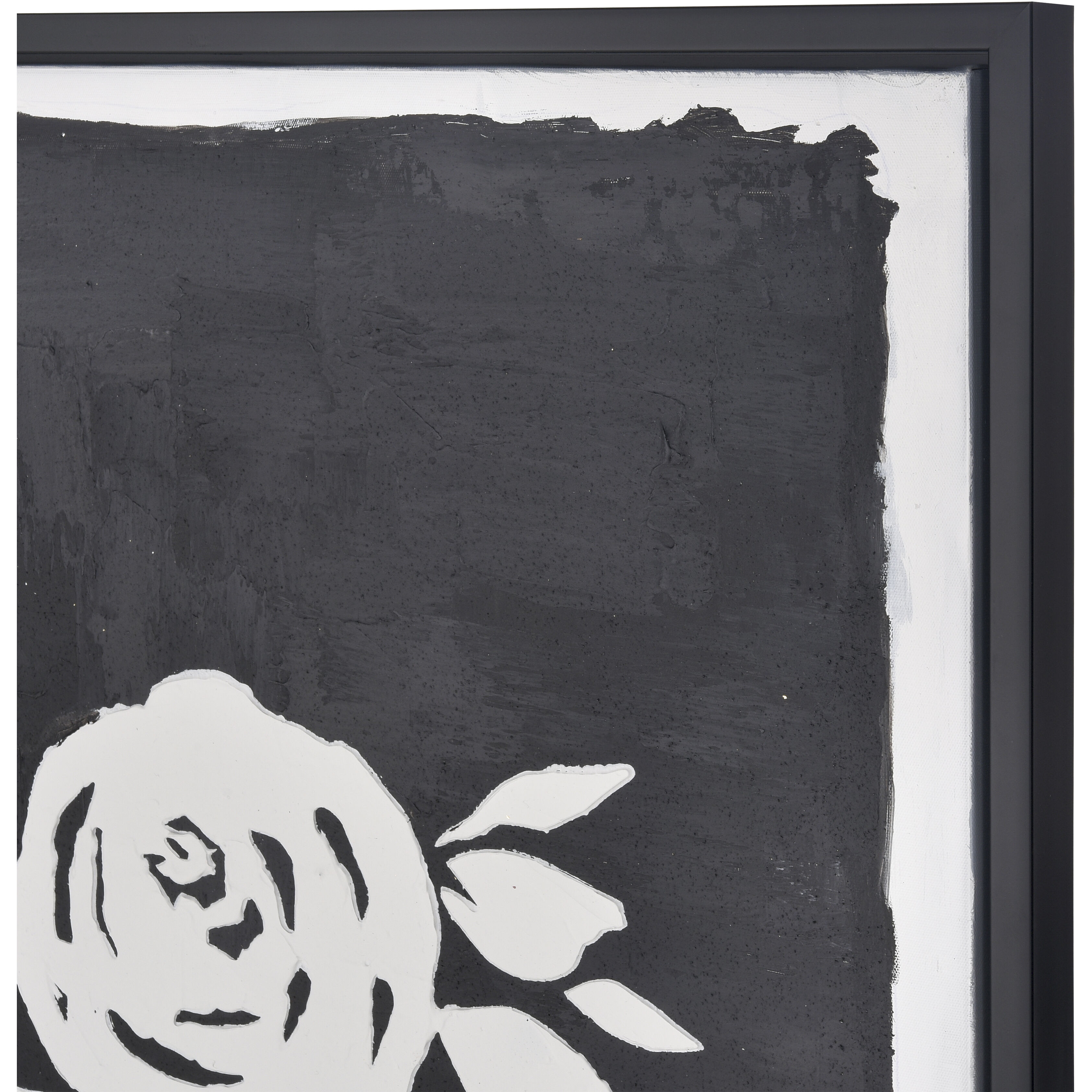 Umbra Black with White Framed Wall Art