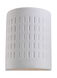 Paintable Ceramic Sconces 1 Light 10 inch Unfinished Ceramic Outdoor Wall Lantern