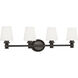 Sean Lavin Xavierre 4 Light 32.25 inch Aged Iron Wall Bath Vanity Wall Light