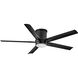 Vail Flush 52 inch Matte Black Fan