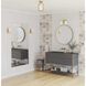 Vertex 1 Light 5 inch Brushed Gold Semi-Flush Mount Ceiling Light