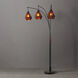 Artifact 86 inch 60 watt Dark Walnut and Espresso Bronze Arc Floor Lamp Portable Light
