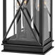 Montecito Outdoor Wall Mount Lantern in Museum Black