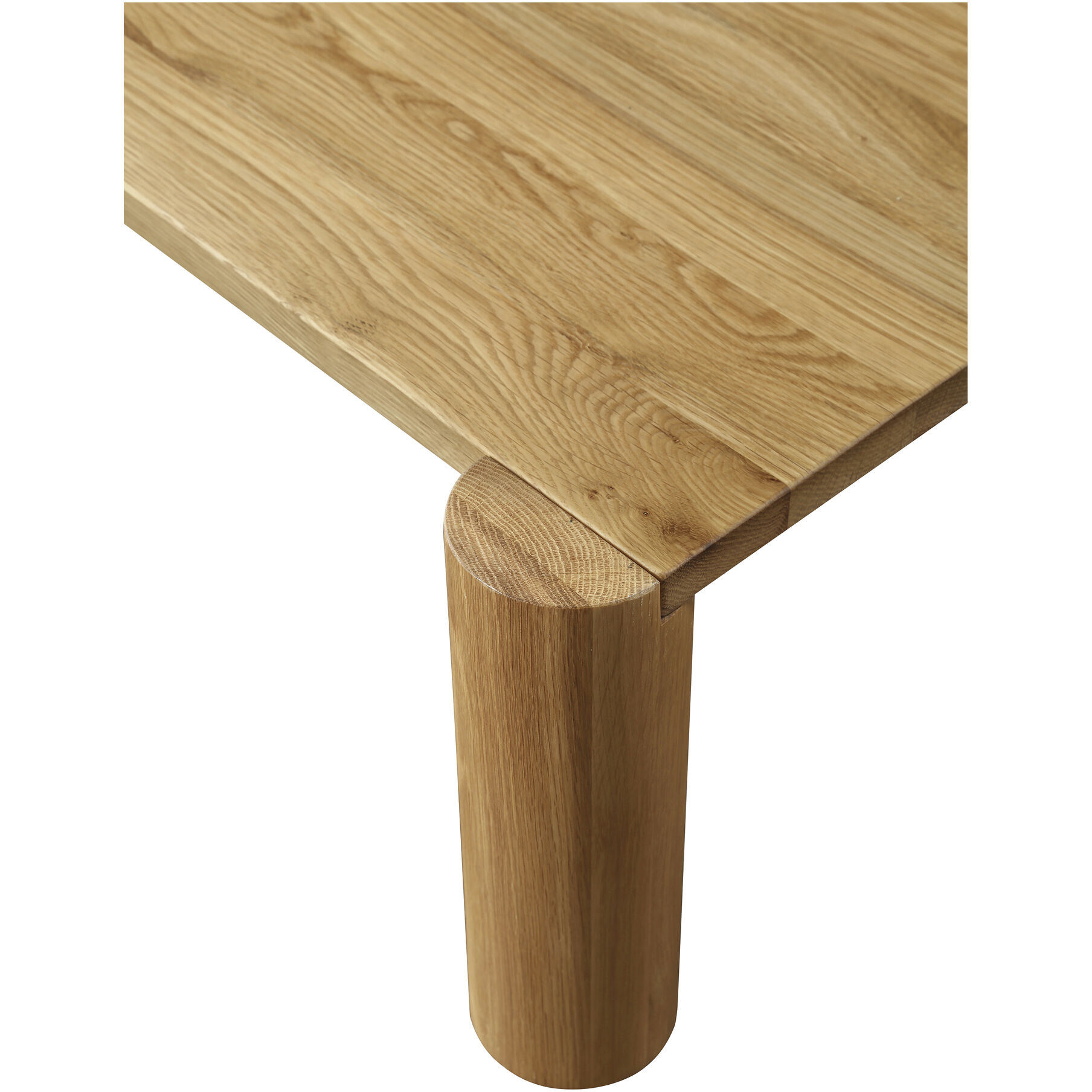 Post 36 X 36 inch White Coffee Table