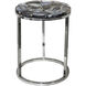 Shimmer 21 X 16 inch Silver Accent Table