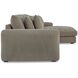 Berga Grey Sectional, Right