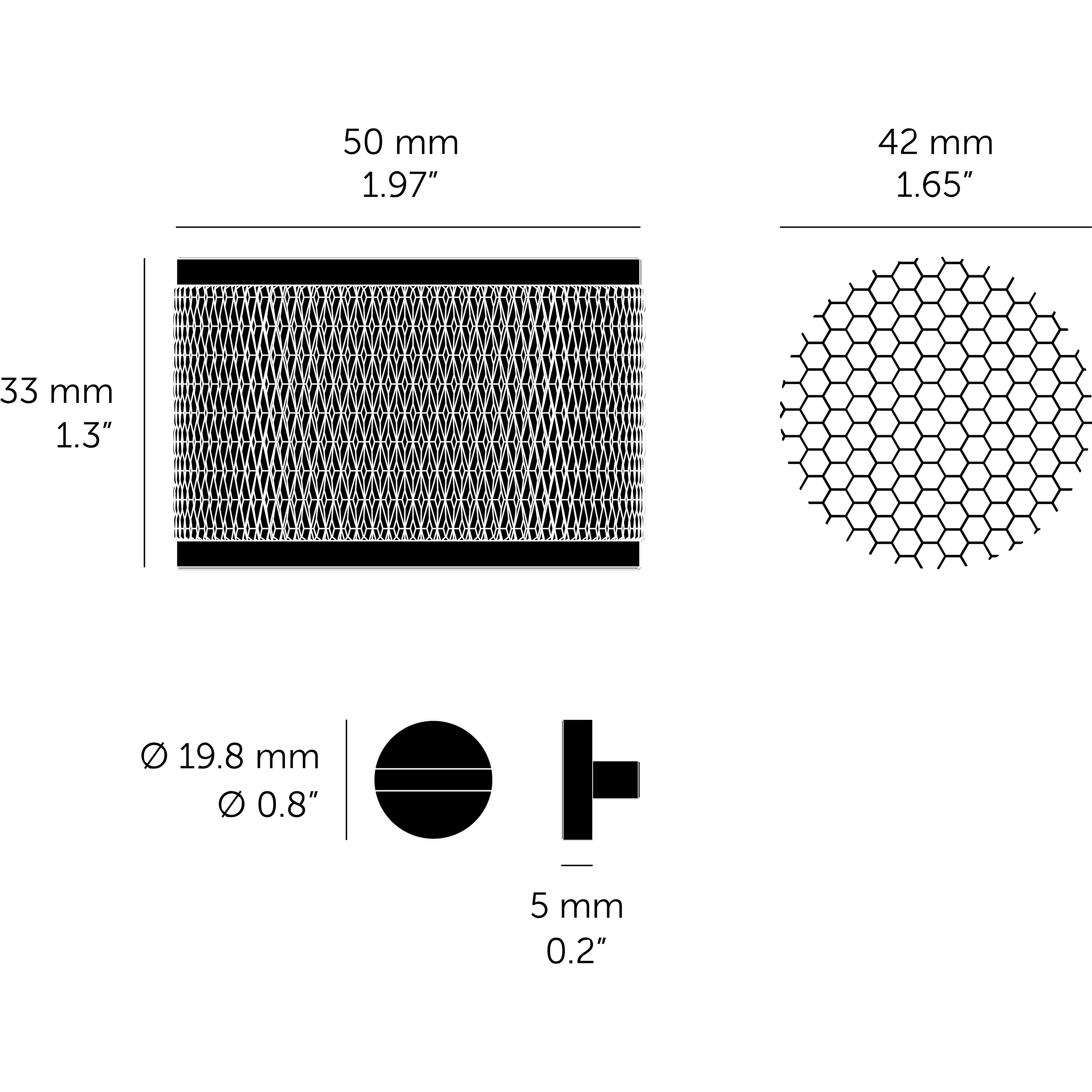 Exhaust Black Spotlight Ceiling Light, Detail Kit