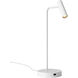 Enna 17.72 inch Matte White Interior Table Light Portable Light