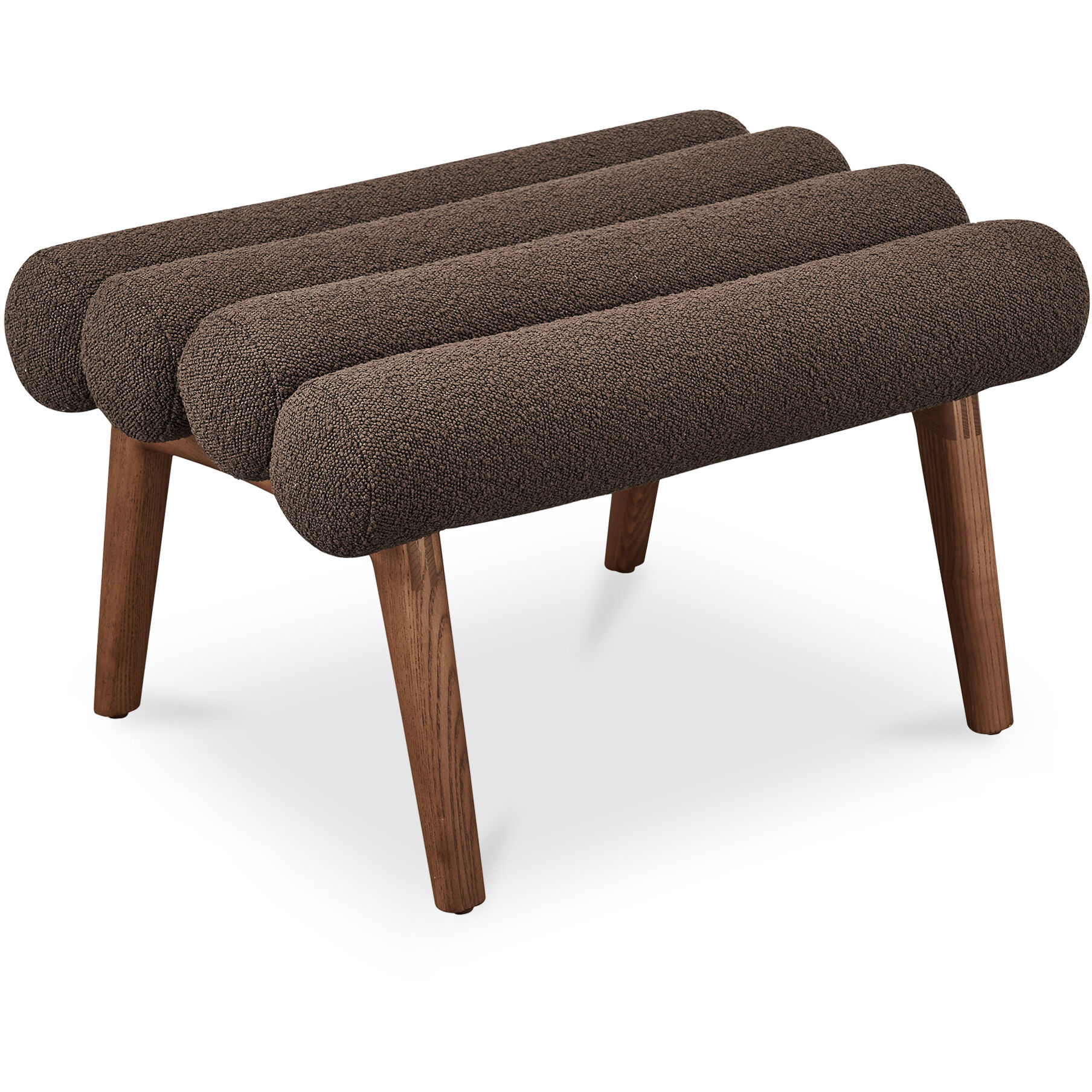 Arlo 17.5 inch Dark Brown Accent Stool