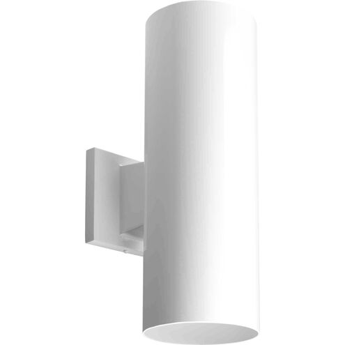 Cylinder Outdoor Wall Cylinder in White, Standard Lamping