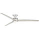 Spitfire LED Brushed Nickel Fan Light