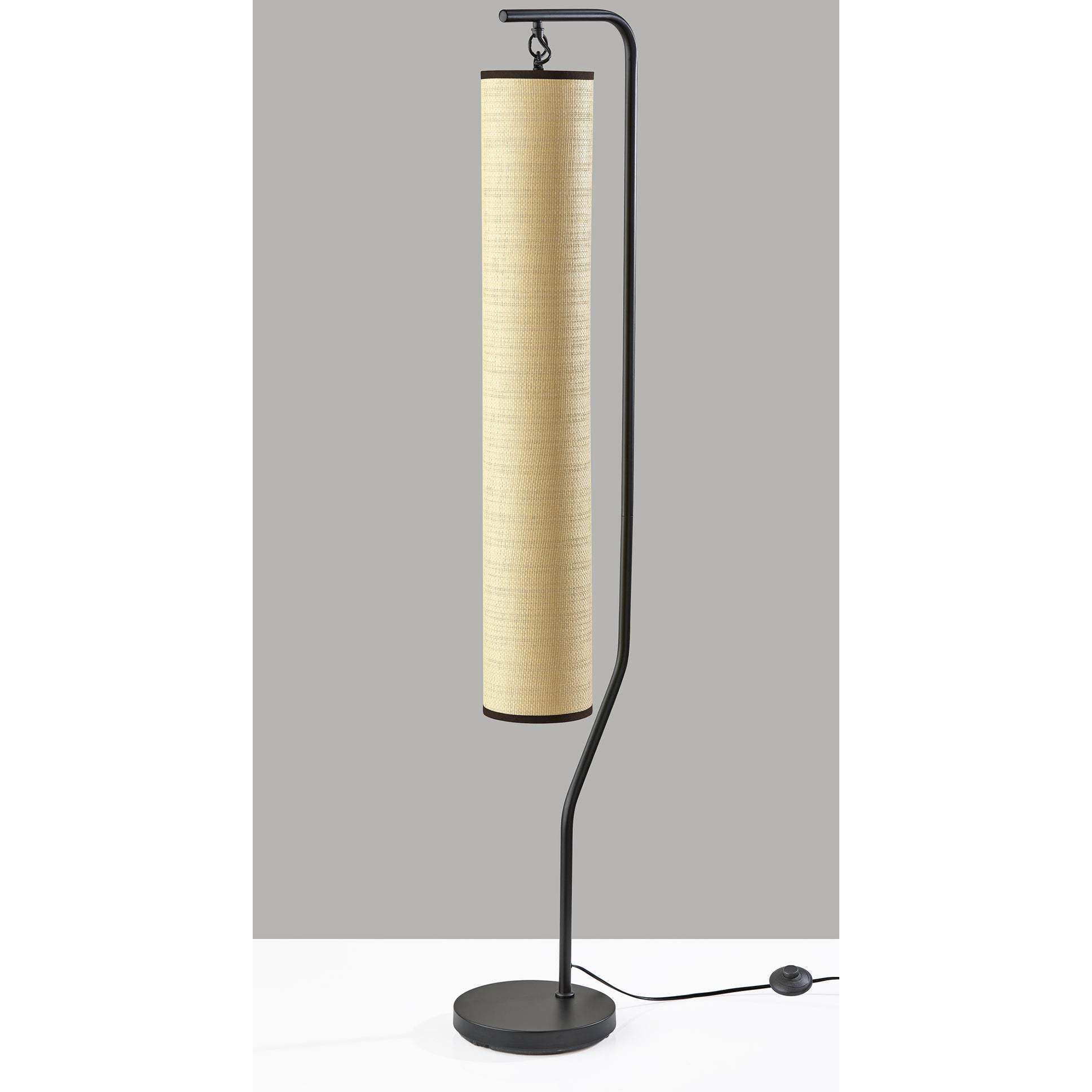 Lyons 61 inch 40.00 watt Black Floor Lamp Portable Light