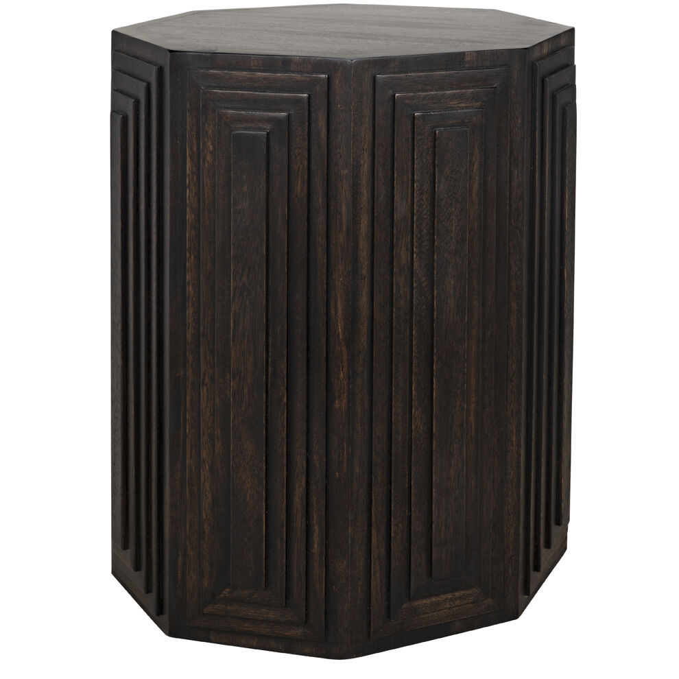Moore 26 X 22 inch Ebony Walnut Side Table