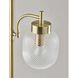 Natasha 62.25 inch 60.00 watt Antique Brass Floor Lamp Portable Light